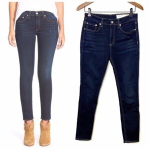 Rag & Bone Cate Ankle Skinny Jeans. Carmen Color. Size 28. Excellent Condition!